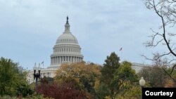 华盛顿美国国会大厦。(2023年11月7日)