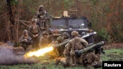 资料照:美菲军队在菲律宾新怡诗夏省举行年度联合军演。(2023年4月13日)