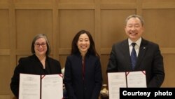 台美2024年2月22日完成签署《国际发展合作了解备忘录》。(照片由驻美国台北经济文化代表处发布)