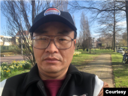 身在荷兰的中国异议人士林生亮。(林生亮提供)