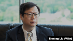 驻立陶宛台湾代表处代表黄钧耀。(2023年7月13日)