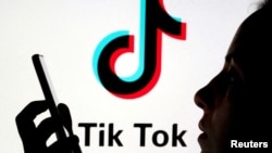 资料照片:TikTok的标志。