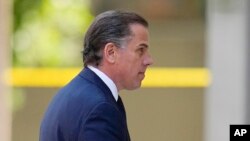 乔·拜登总统的儿子亨特·拜登在特拉华州威尔明顿出庭。(2023年7月26日)