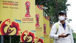 U-20 ကမ္ဘာ့ဖလား အင်ဒိုနီးရှားမှာ ကျင်းပမယ့် အစီအစဉ် ဖီဖာပယ်ဖျက်
 U-20 ကမ္ဘာ့ဖလား အင်ဒိုနီးရှားမှာ ကျင်းပမယ့် အစီအစဉ် ဖီဖာပယ်ဖျက်