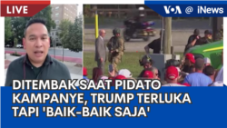 Laporan VOA untuk iNews: Ditembak saat Pidato Kampanye, Trump Terluka tapi 'Baik-Baik Saja' Laporan VOA untuk iNews: Ditembak saat Pidato Kampanye, Trump Terluka tapi 'Baik-Baik Saja'