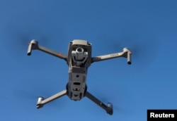 资料照:中国大疆集团制造的无人机