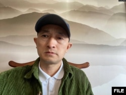 坚持追责要真相的武汉肺炎难属、公民记者张海 (资料照片)