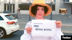 资料照片:自由亚洲电台记者苏雨桐。