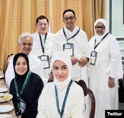 Menteri PPN/Kepala Bappenas, Soeharso Monoarfa bersama Anies Baswedan dan Gubernur Jawa Tengah Ganjar Pranowo (Twitter/@islah_bahrawi)