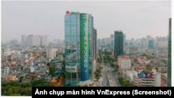 Trụ sở ngân hàng VPBank ở Hà Nội (Ảnh chụp màn hình VnExpress )