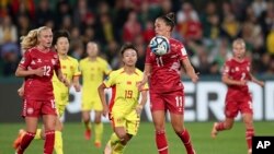 2023年女子足球世界杯,中国队7月22日首战对丹麦队。