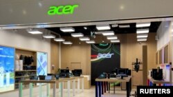 2023年6月7日,俄罗斯莫斯科一家销售宏碁产品的商店。(路透社照片)