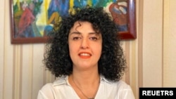 资料照:伊朗著名女权活动人士纳尔吉斯·穆罕默迪(Narges Mohammadi)