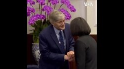 台湾总统蔡英文会晤美国前高级官员  台湾总统蔡英文会晤美国前高级官员
