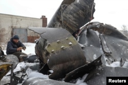 지난 1월 우크라이나 하르키우에 떨어진 북한산 미사일 파편.