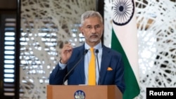 印度外长苏杰生(Subrahmanyam Jaishankar)(资料照:2024年7月29日)