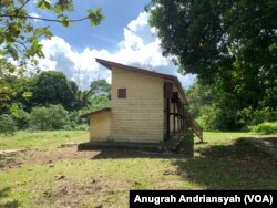 Eks kamp Vietnam di Pulau Galang, Batam, Kepulauan Riau, yang diwacanakan menjadi tempat penampungan pengungsi Rohingya. (VOA/Anugrah Andriansyah)