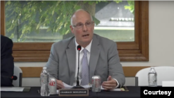 资料照片:美国国会众议院中共问题特设委员会主席约翰·穆勒纳尔。(照片来源:穆勒纳尔众议员YouTube视频截图)