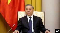 资料照:越南共产党新任总书记苏林