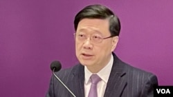 香港民意研究所公布最新民调显示，特首李家超的最新评分为47.3分，民望创上任接近两年以来的新低纪录 (美国之音/汤惠芸)