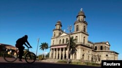 尼加拉瓜首都马那瓜革命广场(资料图片)