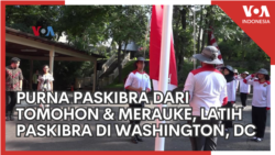 Purna Paskibra dari Tomohon dan Merauke, Latih Paskibra di Washington, DC Purna Paskibra dari Tomohon dan Merauke, Latih Paskibra di Washington, DC