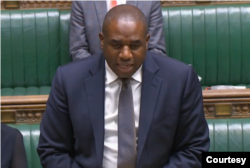 在野工党影子外相拉米(David Lammy)(照片来源:英国国会)
