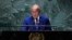 Tổng thống Quần đảo Marshall David Kabua phát biểu tại phiên họp 78 của Đại hội đồng Liên hiệp quốc ngày 20/9/2023. 