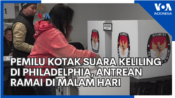 Pemilu Kotak Suara Keliling di Philadelphia, Antrean Ramai di Malam Hari Pemilu Kotak Suara Keliling di Philadelphia, Antrean Ramai di Malam Hari