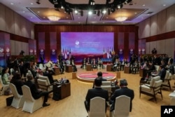 东盟国家领导人在雅加达出席东盟峰会。(2023年9月5日)