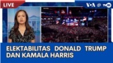 Laporan VOA untuk TVRI: Elektabilitas Donald Trump dan Kamala Harris