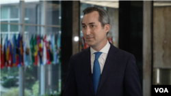 美国国务院发言人马修·米勒2024年5月23日接受美国之音乌克兰语组专访。