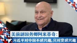 专访美国前副国务卿阿米蒂奇：习近平对中国不感兴趣，只对党感兴趣