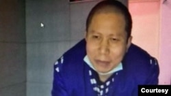 资料照片:2023年1月许志永的律师王瑛在山东省临沂市临沭县看守所会见时,为许志永拍的照片。(照片来源:王瑛)