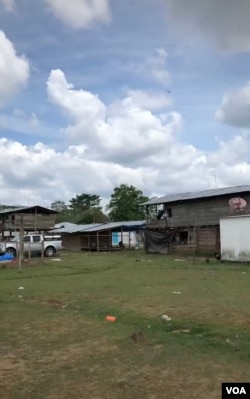 巴拿马难民营的土著原始人部落(拍摄:小白)