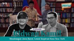 VOA Creative Talk: Membangun Jawa Barat, Lewat Inspirasi Kreatif Kota New York bersama Ridwan Kamil VOA Creative Talk: Membangun Jawa Barat, Lewat Inspirasi Kreatif Kota New York bersama Ridwan Kamil