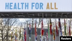 资料照:位于瑞士日内瓦的世界卫生组织总部(2023年2月2日)