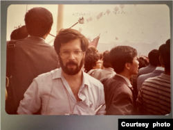 前美国之音北京分社社长艾伦·裴新。(照片提供:裴新)