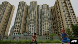 中国恒大在北京开发的一处楼盘。(2022年7月28日)