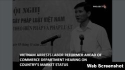 Project 88 đưa tin về việc ông Nguyễn Văn Bình, vụ trưởng Vụ Pháp chế, Bộ Thương binh - Lao động - Xã hội, vừa bị bắt.