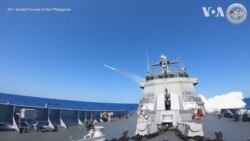 美菲“肩并肩”军演炸沉假想敌军舰