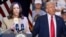 FILE - Wakil Presiden AS Kamala Harris di Pittsfield, Mass., 27 Juli 2024 (kiri) dan calon presiden dari Partai Republik sekaligus mantan Presiden AS Donald Trump di St. Cloud, Minnesota, AS, 27 Juli 2024. 