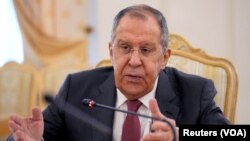 资料照：俄罗斯外交部长拉夫罗夫