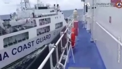 中国、菲律宾互相指责对方船只故意冲撞  中国、菲律宾互相指责对方船只故意冲撞