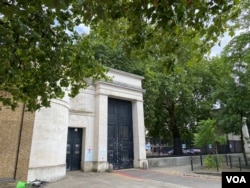 伦敦“超级使馆”将建在伦敦塔附近的皇家铸币局(Royal Mint Court)旧址,规模远超中国在伦敦现有的使馆 (美国之音/李伯安)