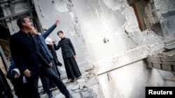 英国外交大臣卡梅伦2023年11月16日访问乌克兰敖德萨。