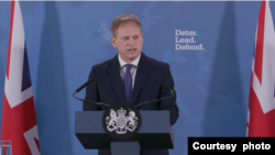 英国国防大臣夏博思发表政策演说 (照片来源:英国国防部)