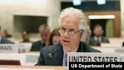 브루스 터너 미국 군축대사. (자료사진)