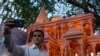 Devotees Splurge on Jets, Gold Idols for Hindu Temple Opening in India 