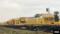 资料照片:安哥拉洛比托走廊铁路.